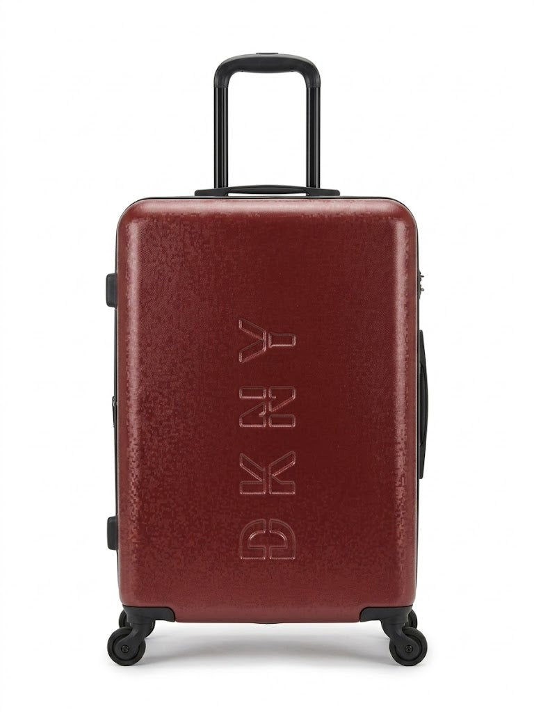 DKNY Travel Luggage Front & Center 24inch Upright Red New