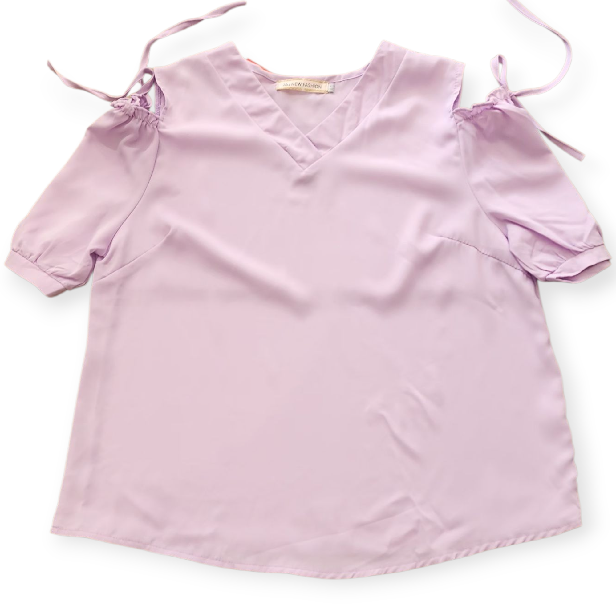 J&J NEW FASHION WOMEN'S PURPLE SHORT SLEEVE TOP