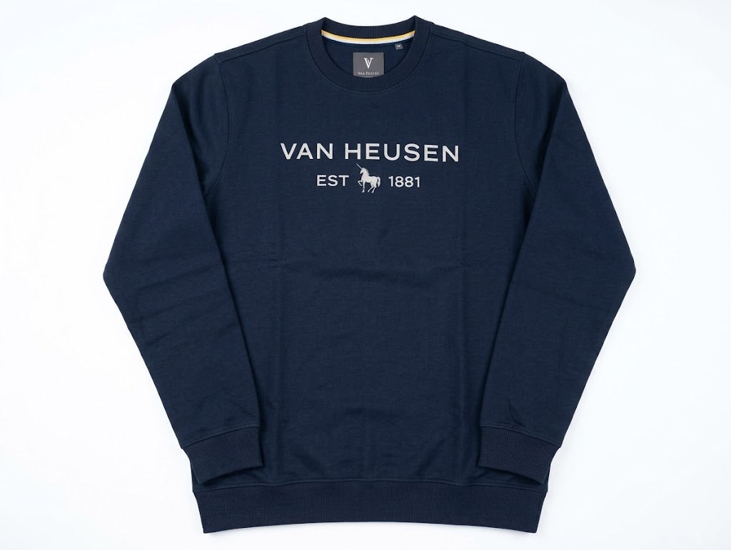 Van Heusen move slim fit est 1881 navy blue