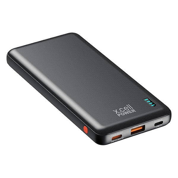 XCELL POWER BANK 10000MAH C IN & OUT PD BLACK