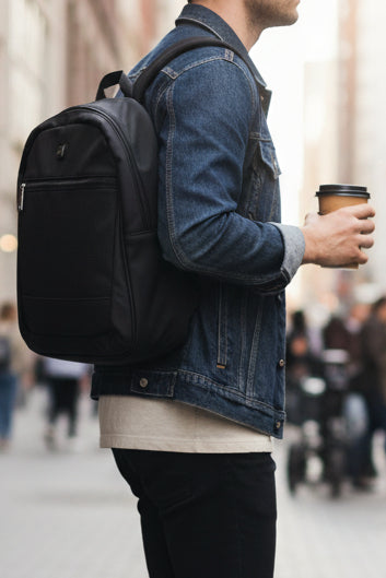 Gabol Orleans plata mini backpack - Black