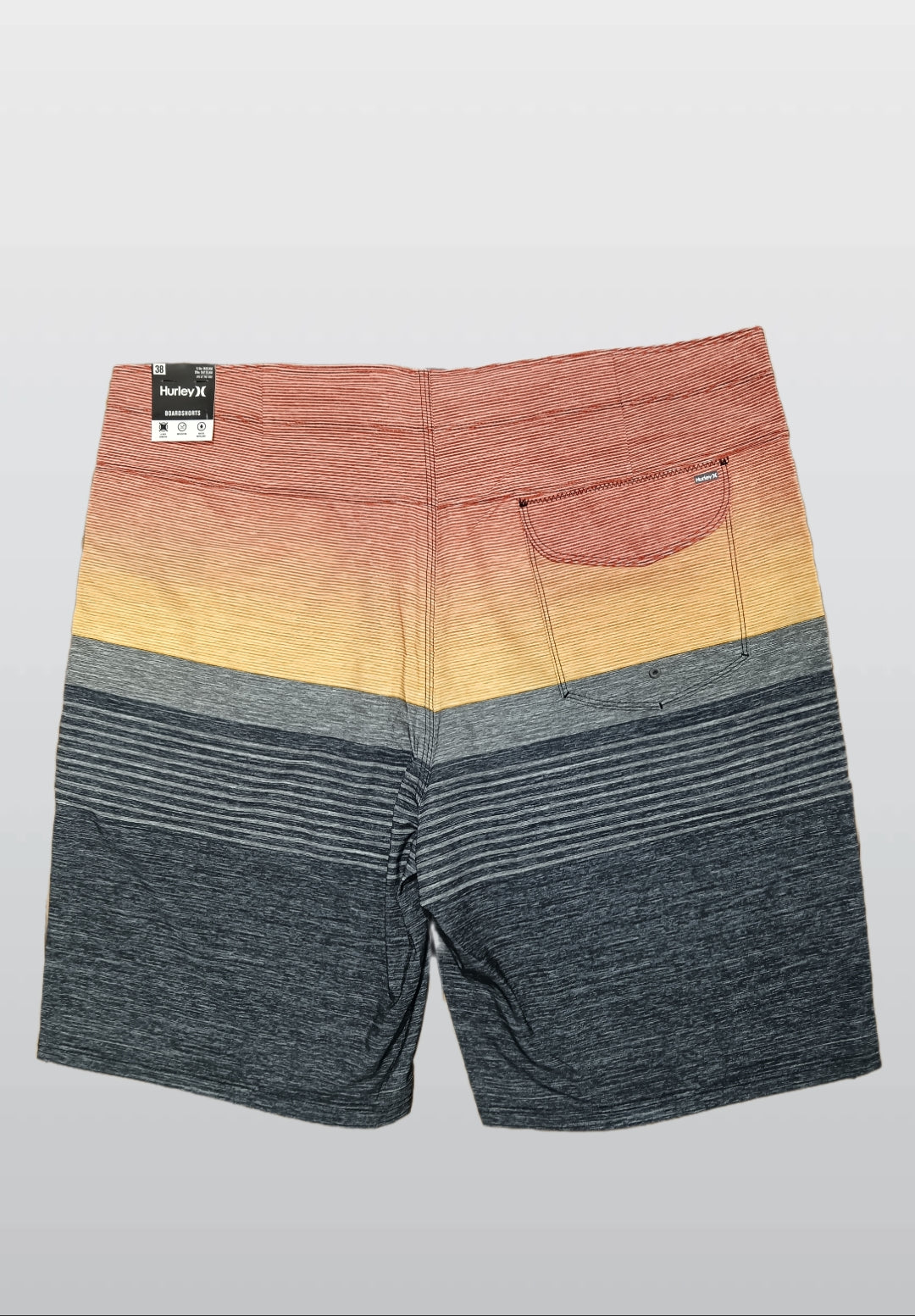 HURLEY BOARD SHORTS SWIMWEAR PARTICLE GREY M5