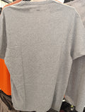 Grey V-Neck Short Sleeve T-Shirt