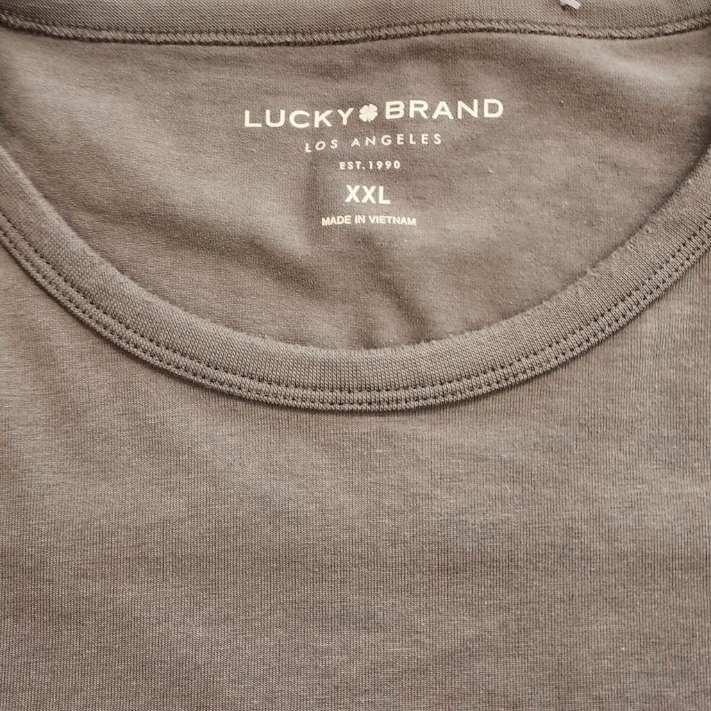 LUCKY BRAND LOS ANGELES Grey Women's Full Sleeve T Shirt