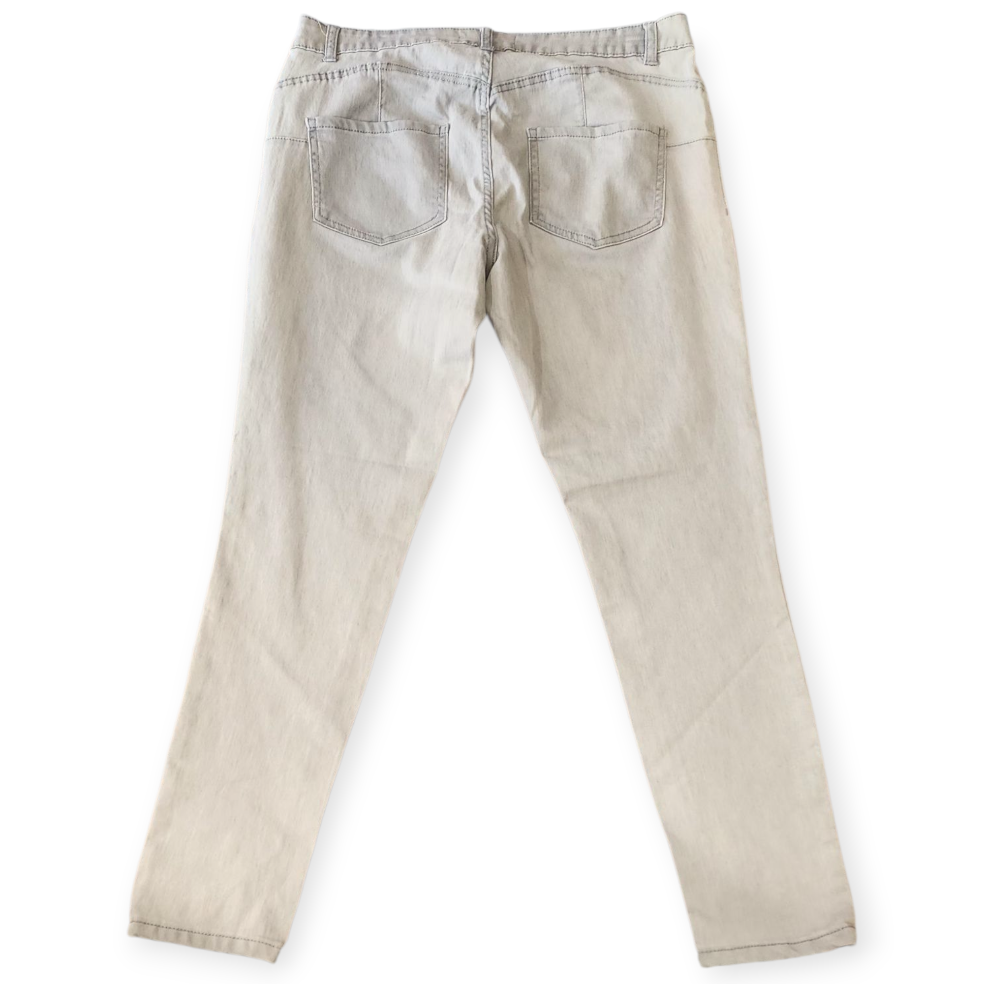 DENIM CO LIGHT GREY STRECTH JEANS