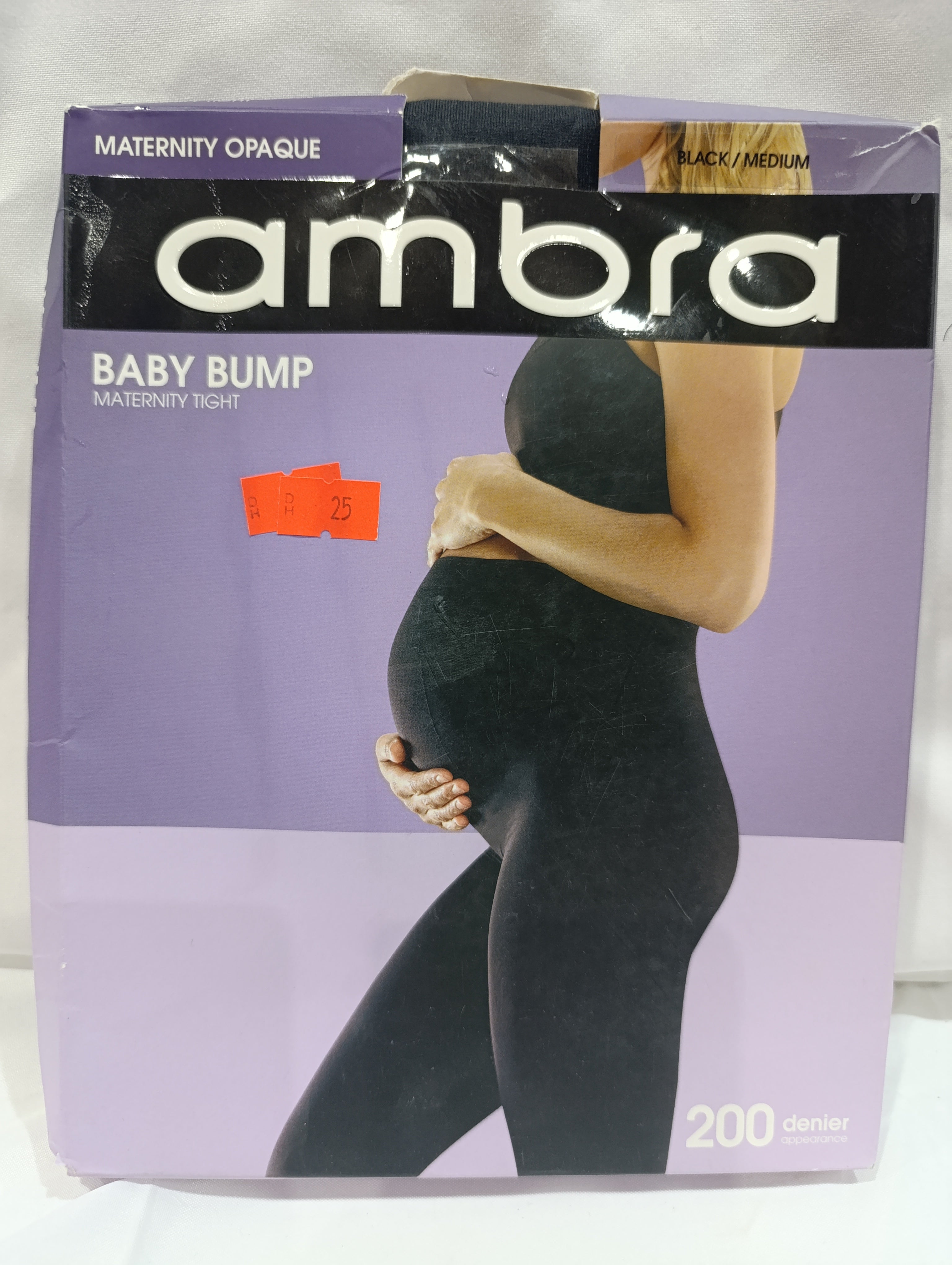 Ambra Baby Bump 200D Opaque Tight Black