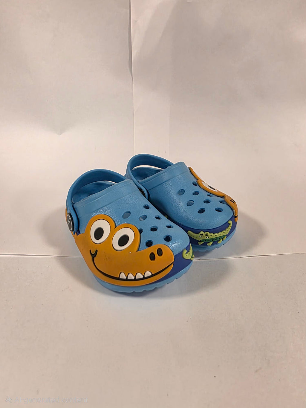 Kids Crocs Baby Dinosaur (Blue)