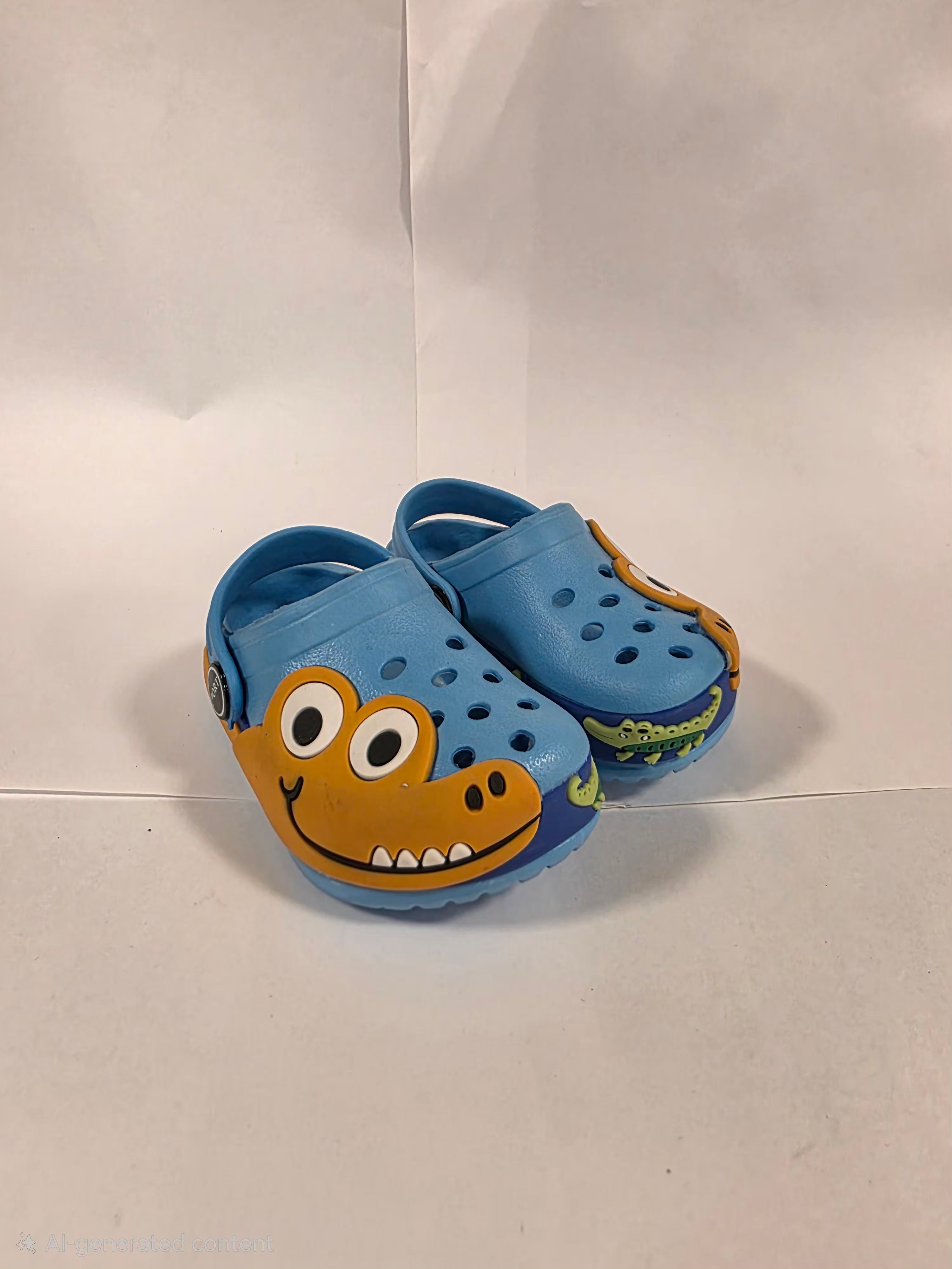 Kids Crocs Baby Dinosaur (Blue)