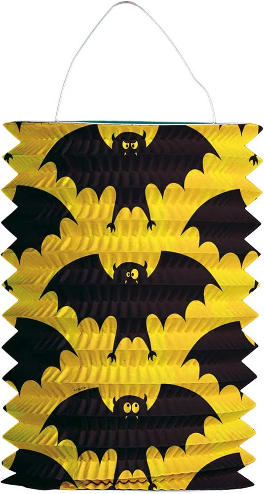 Paper Lantern Yellow Bats Design - 16CM