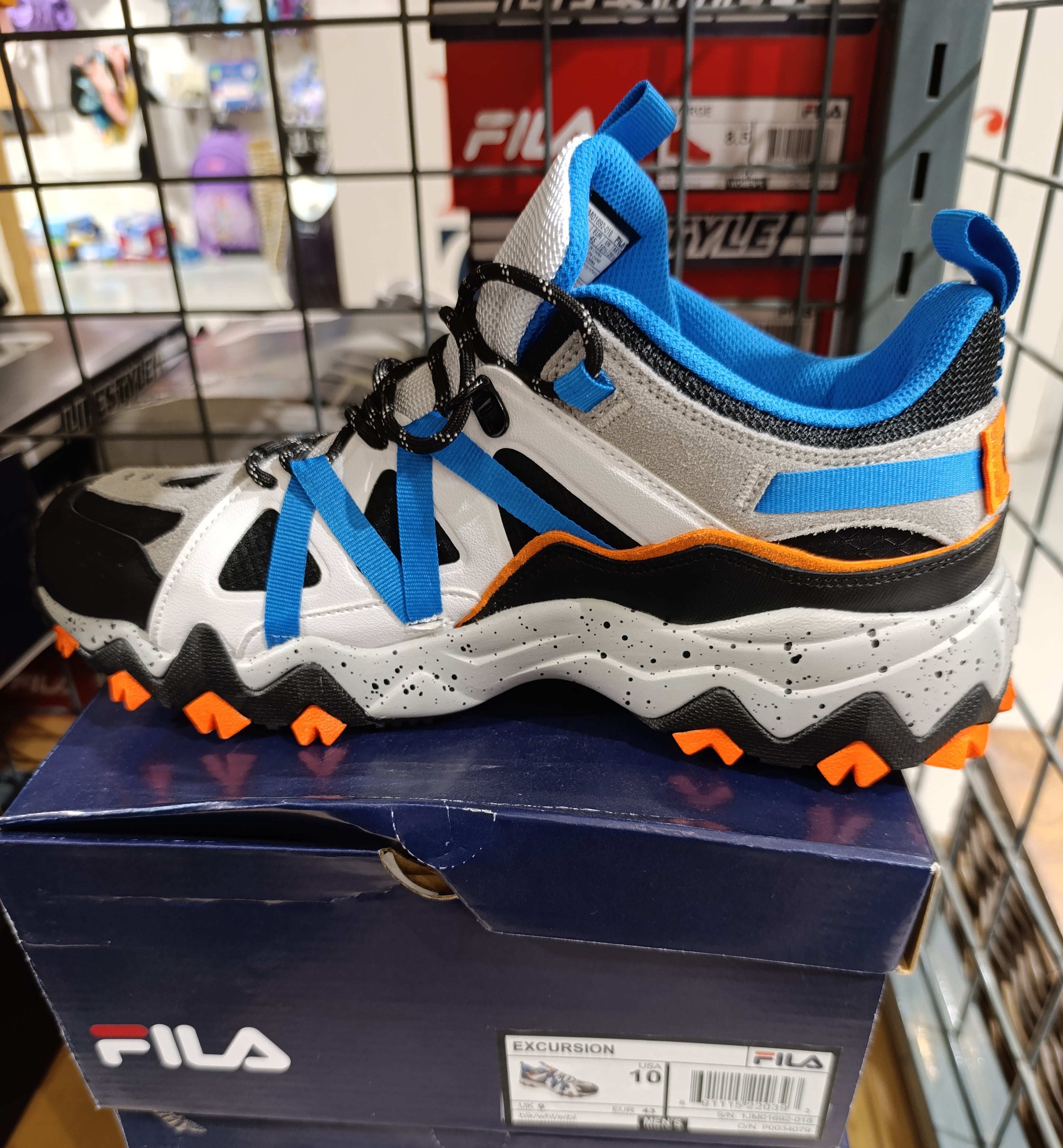 FILA Excursions BLK wht elbl Man's