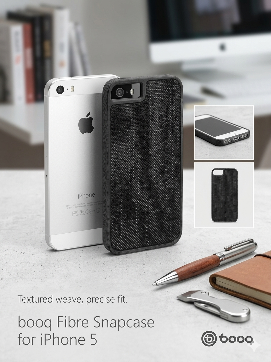 جراب Fiber SnapCase من Booq لهاتف iPhone 5