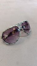 Guess Rhinestone Aviator Sunglasses