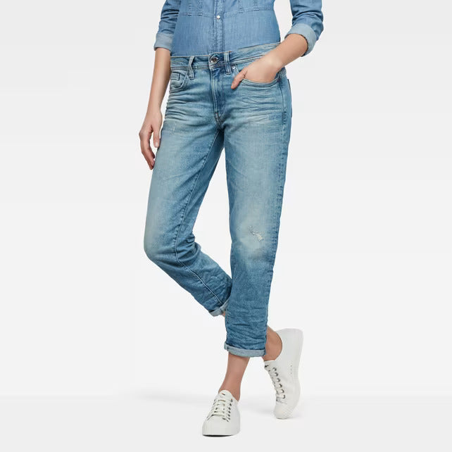 G-Star Raw Lyse Stretch Denim Pants Women - Midge Saddle Boyfriend