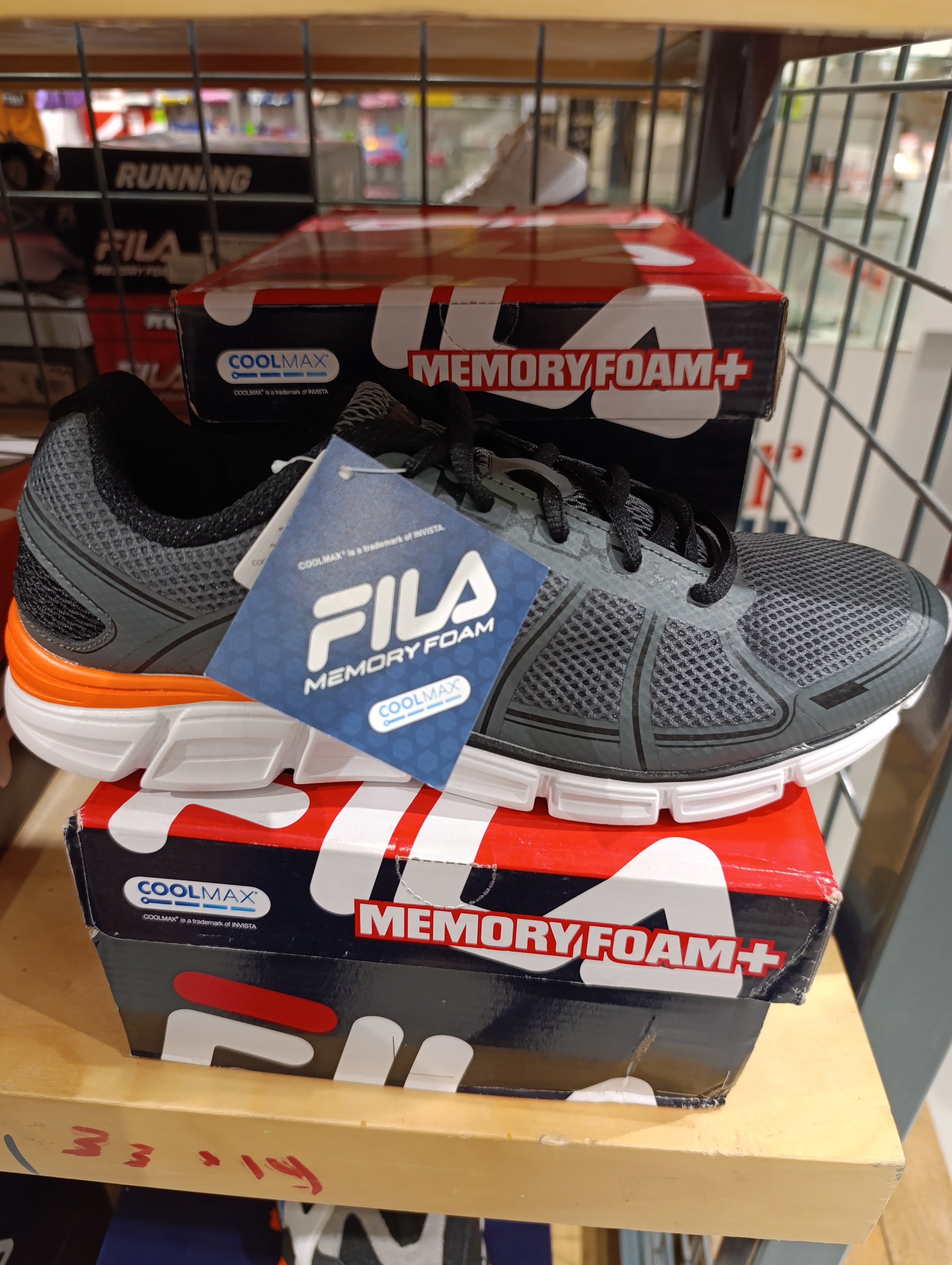 FILA memory speed glide 3 csrk BLK vorn men's