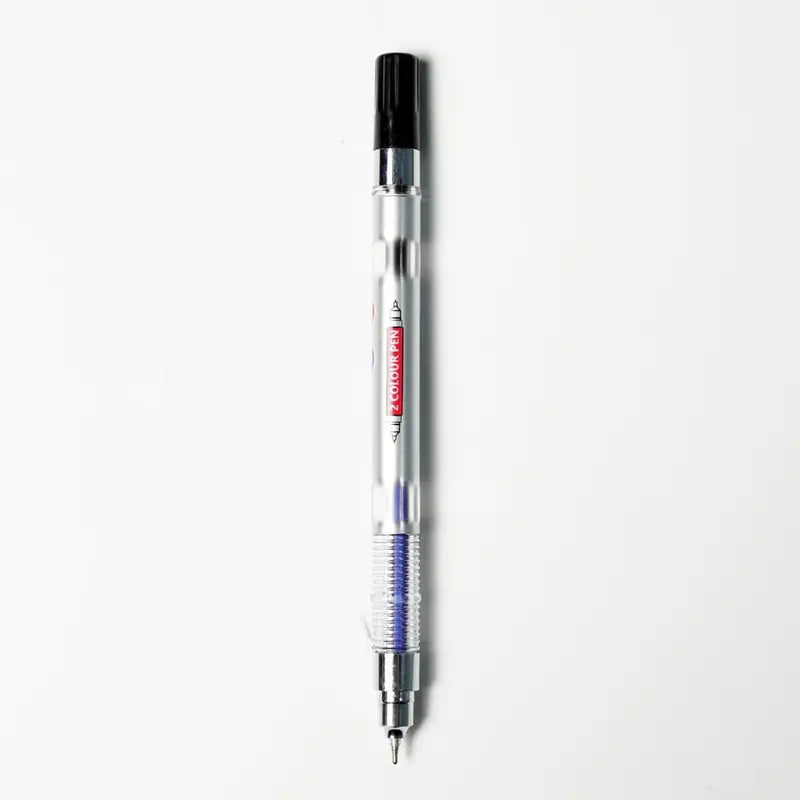 Hauser 2 in 1 Blue Ballpen Set - 12 Pcs