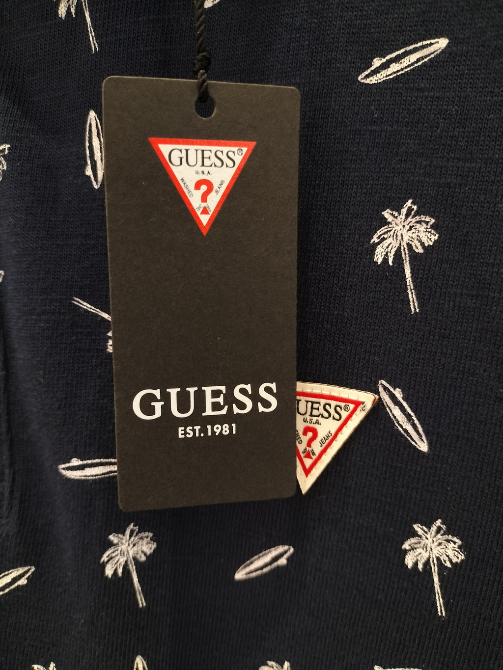 Guess Slim Fit Navy Polo T-Shirt – M1GP52K9WK0