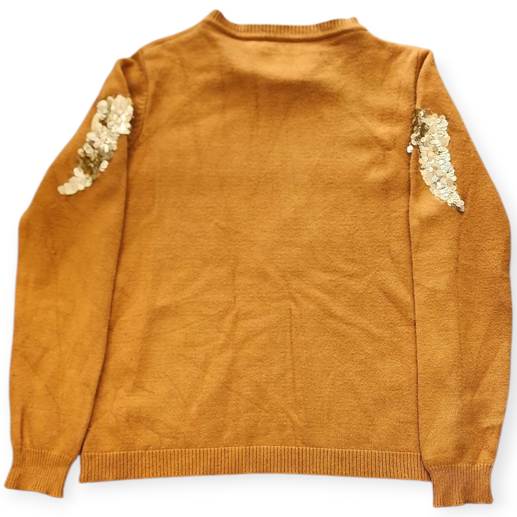 BROWN WOMEN'S FULL SLEEVE SWEATER