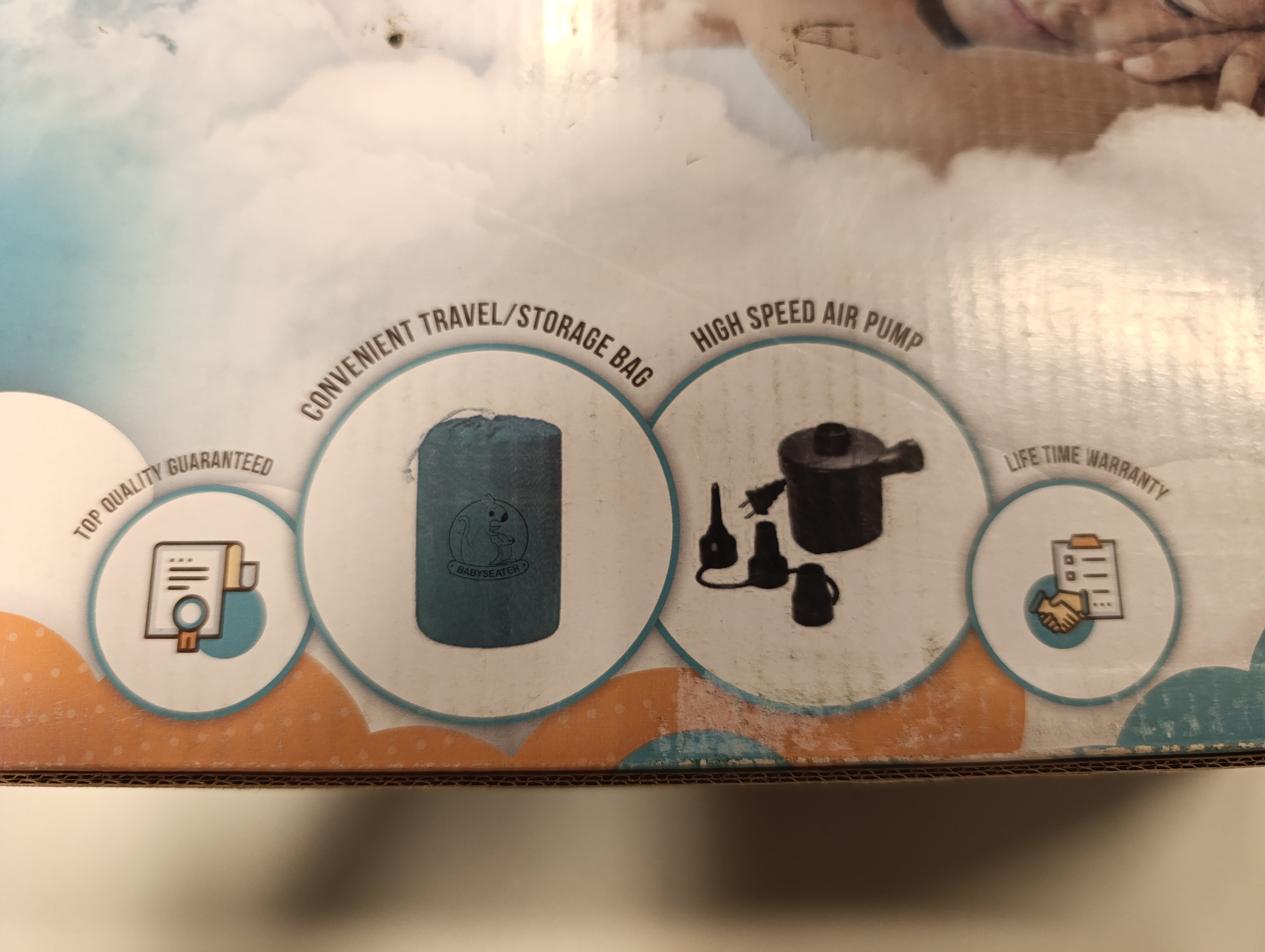 Inflatable Toddler Travel Bed