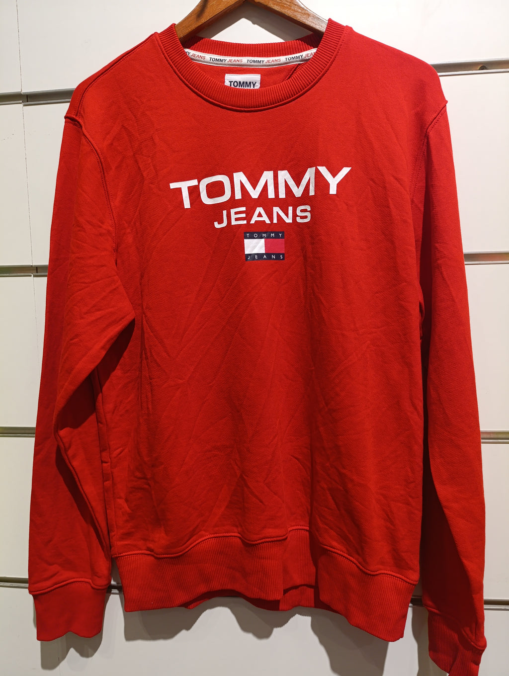 Tommy Jeans Sweater Loose fit Red