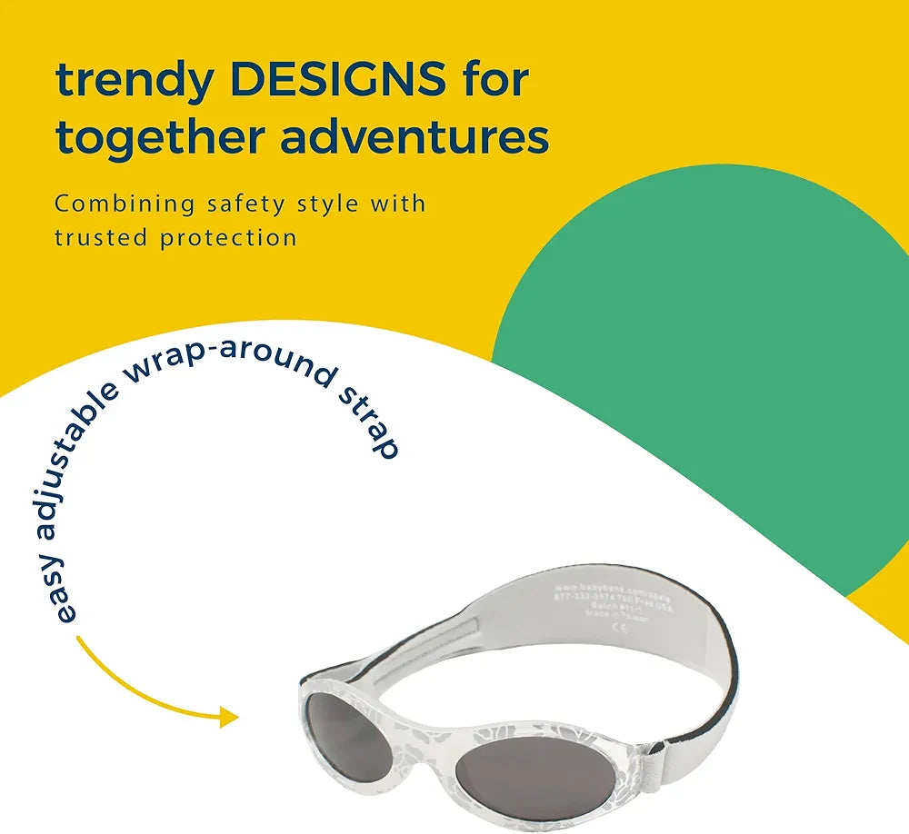Baby BANZ KBN028 Adventure Kids Wrap Around Sunglasses – 100% UV Protection for Toddlers & Kids 2-5 Years