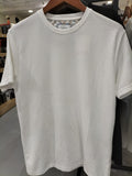 Cactus Man Ricky Singh White T-Shirt with Multiple Layered Lines