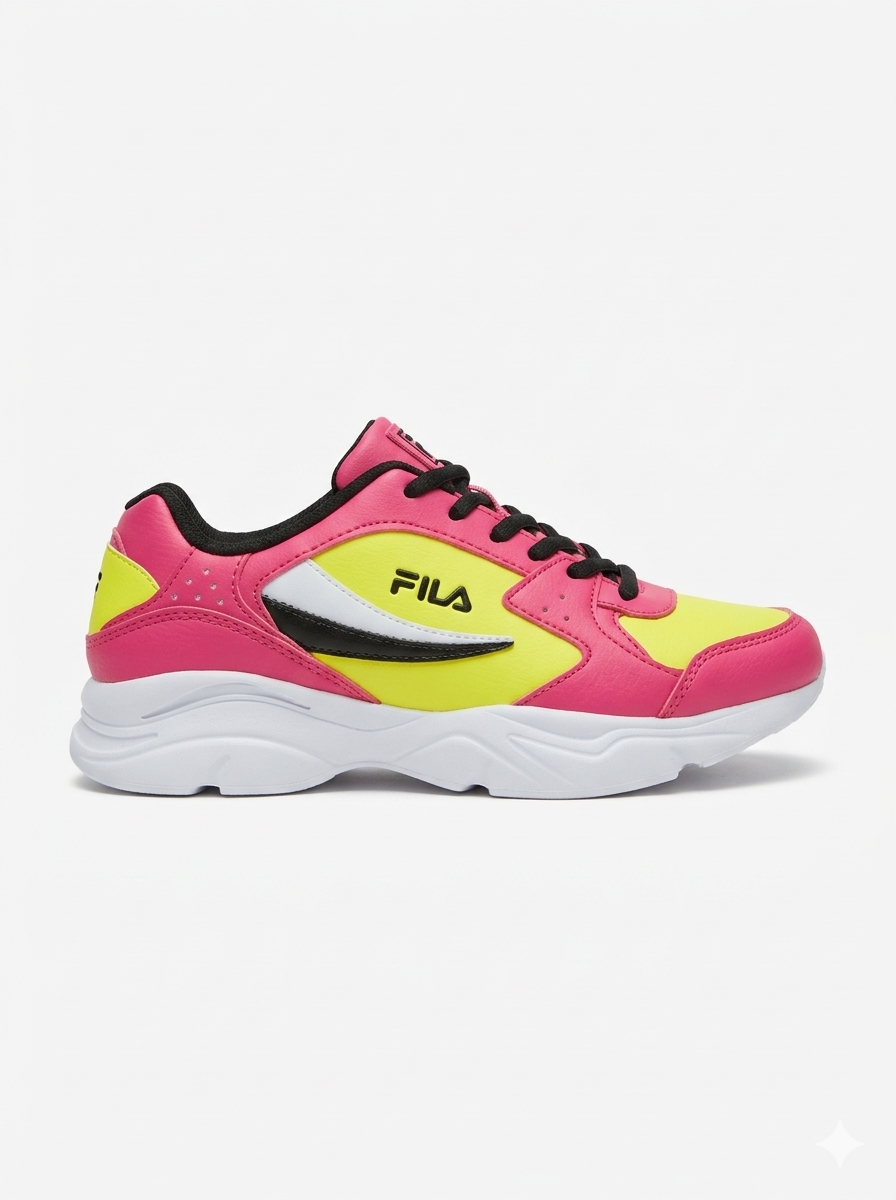 Fila Stirr Pink/Yellow Green Shoes (5RM02049-656)