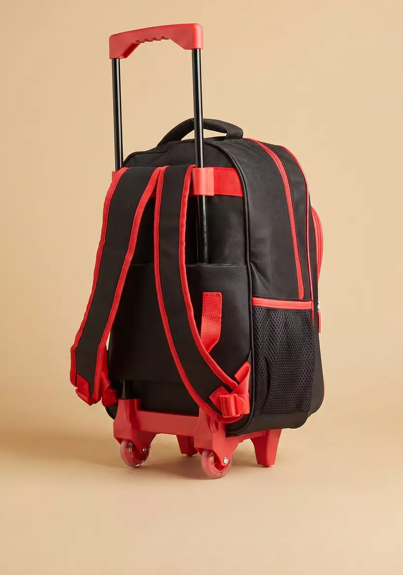 Marvel Spider-Man 5-Piece Trolley School Bag Set 16"