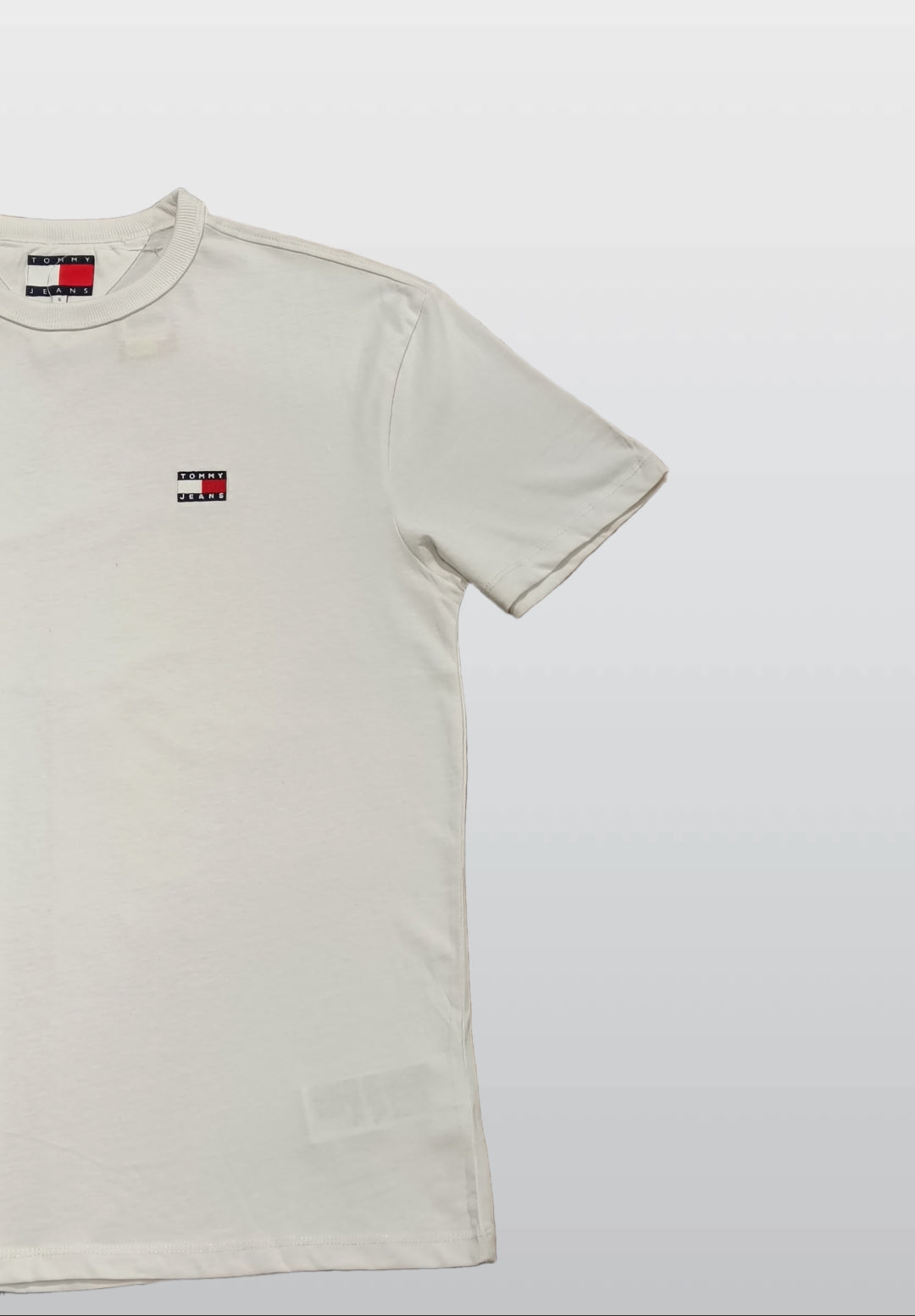 Tommy Jeans Men’s White Cotton T-Shirt