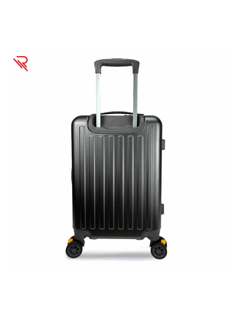 REFLECTION Premium Quality Business Travel Carry On Hardside Luggage with Front Open Laptop Compartment and 4 Spinner Wheels Trolley Bag