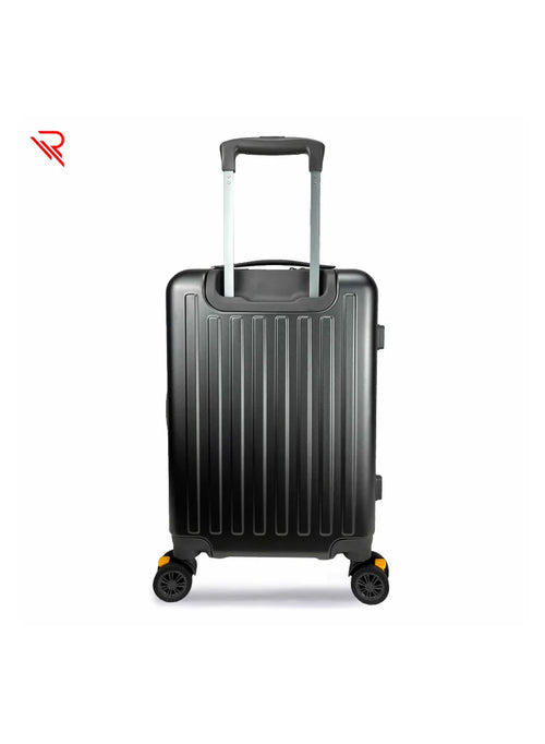 REFLECTION Premium Quality Business Travel Carry On Hardside Luggage with Front Open Laptop Compartment and 4 Spinner Wheels Trolley Bag