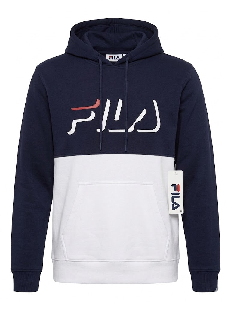 سترة بغطاء للرأس من FILA Maeryn 'أزرق كحلي / أبيض' مطبوعة - (SM21B806-410)