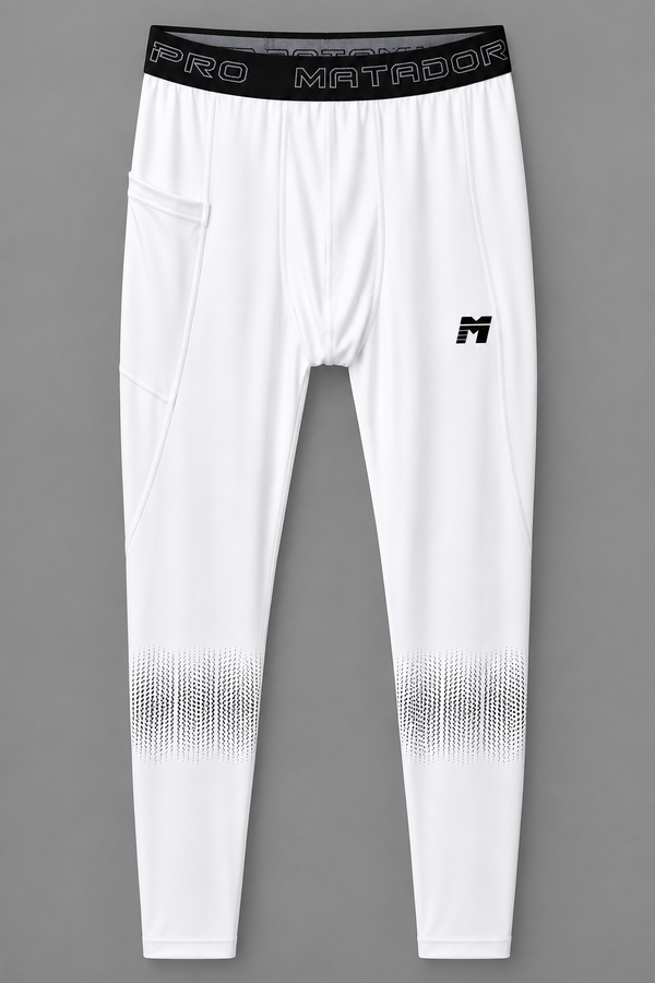Matador White Pro Compression Leggings