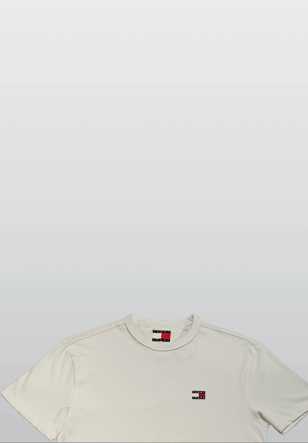 Tommy Jeans Men’s White Cotton T-Shirt