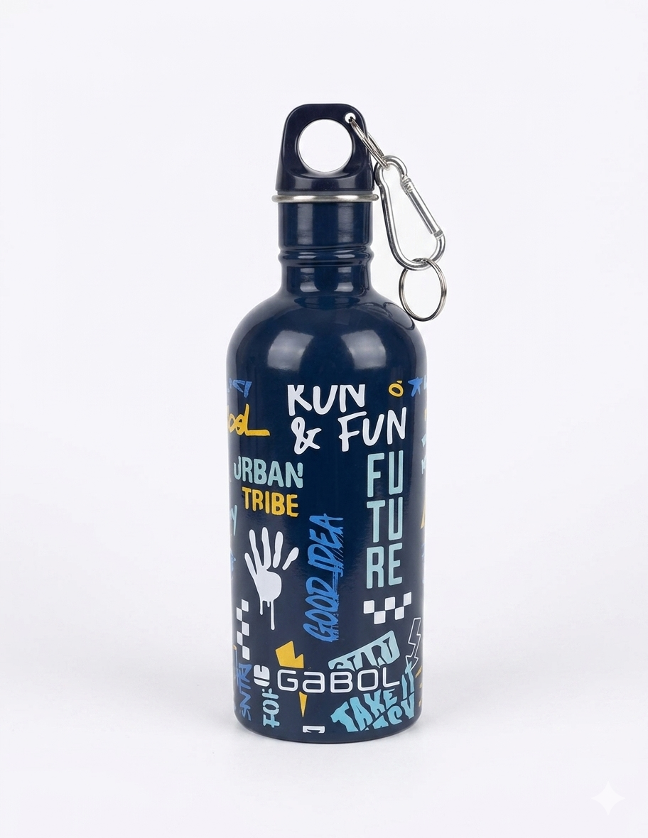 GABOL stainless steel water bottle SKULL 600ml - 235048