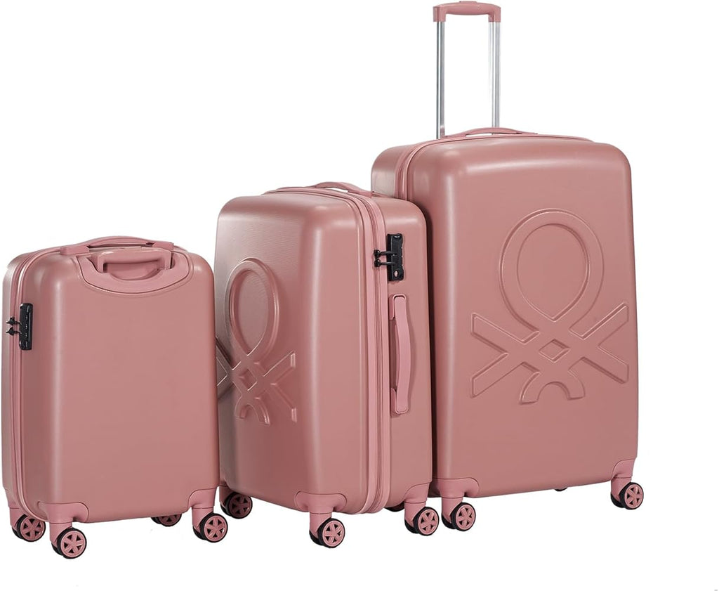 United Colors of Benetton Premium Quality Luggage 'Rose Gold'