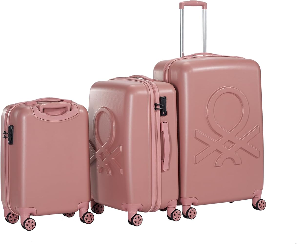 UNITED COLORS OF BENETTON Premium Quality Luggage 'Rose Gold' - BNTA-202