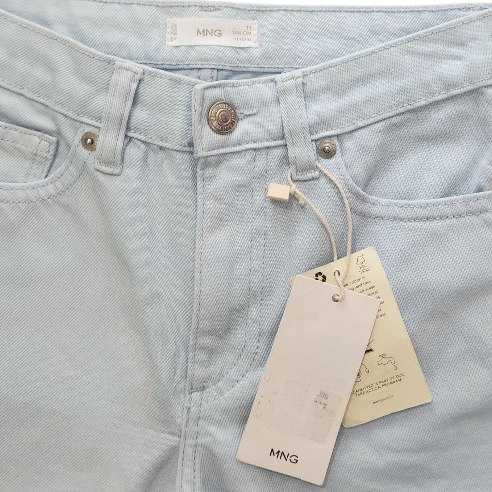 MNG WOMEN'S LIGHT BLUE JEANS