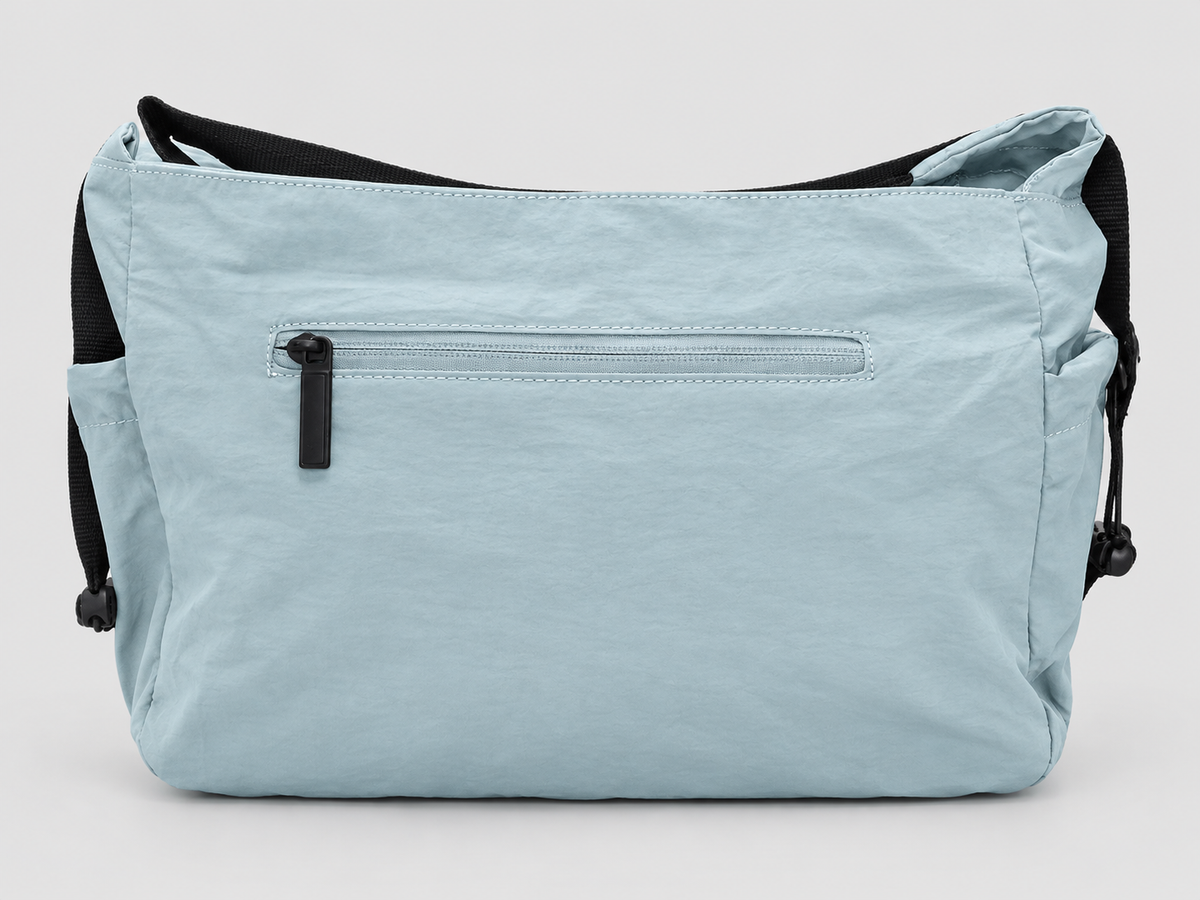 Sunstar Multi-Pocket Shoulder Bag – Light Blue soft bag d11811