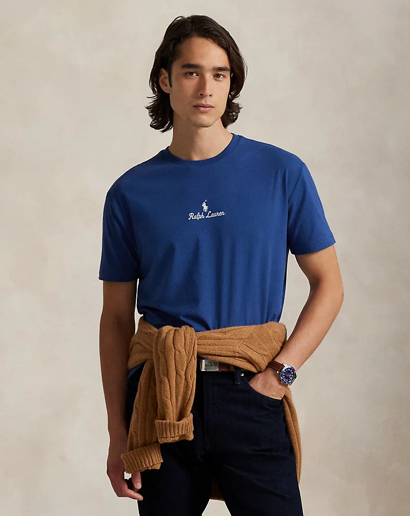 Polo Ralph Lauren Classic Fit Logo Jersey T-Shirt navy blue