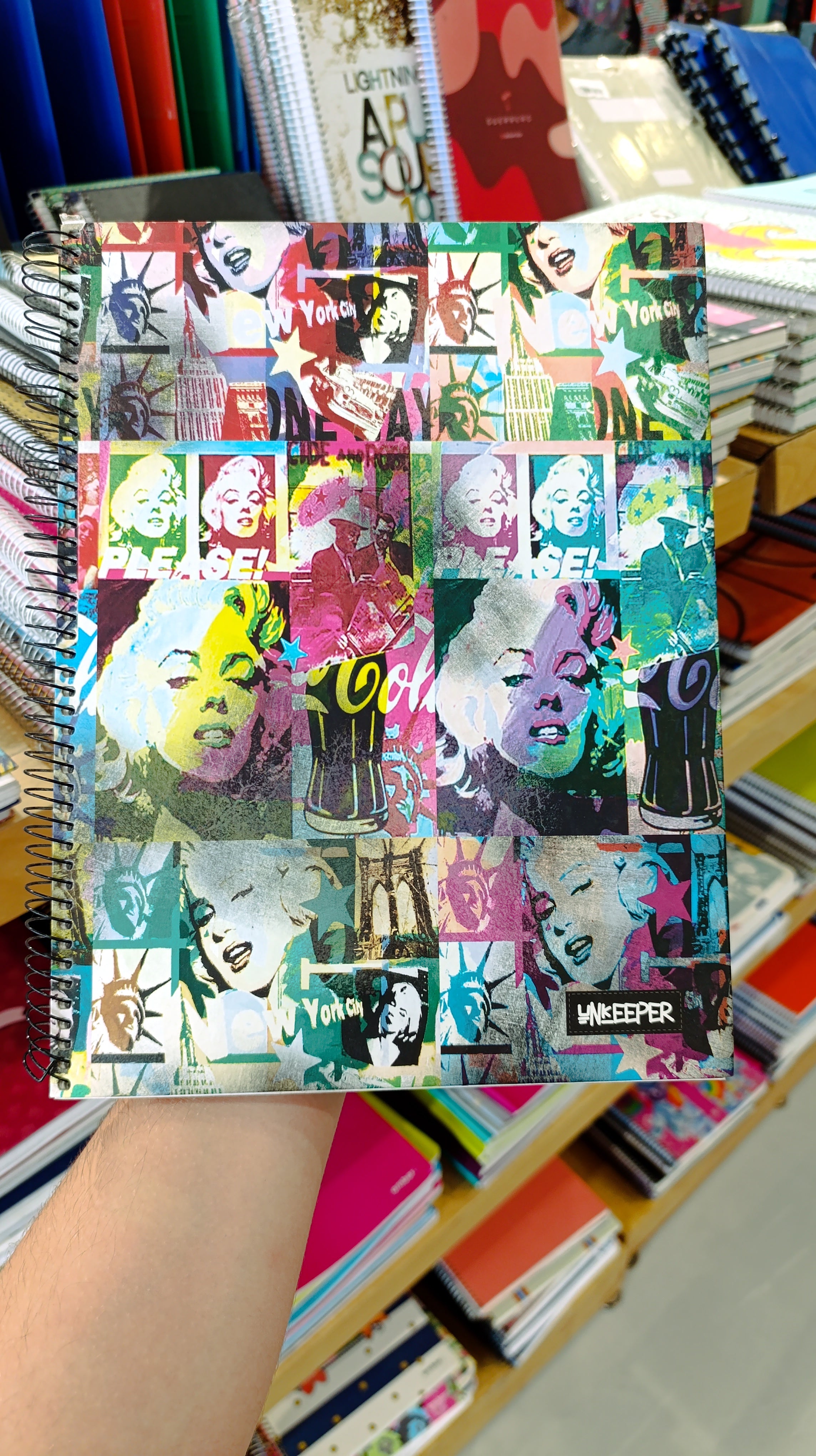 Unkeeper silk notebook New York