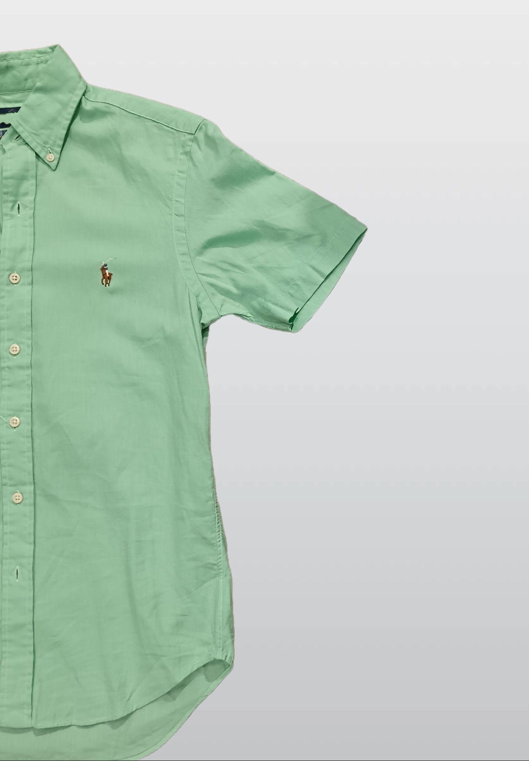 RALPH LAUREN CLASSIC FIT CHAMBRAY OXFORD  women's shirt