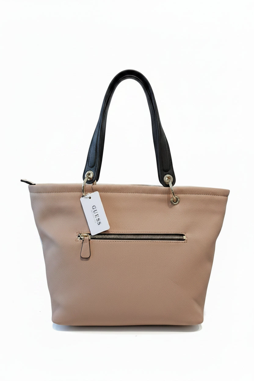 GUESS WOMENS HANDBAG WHITE AND ROSE - STONE MULTI VG758423