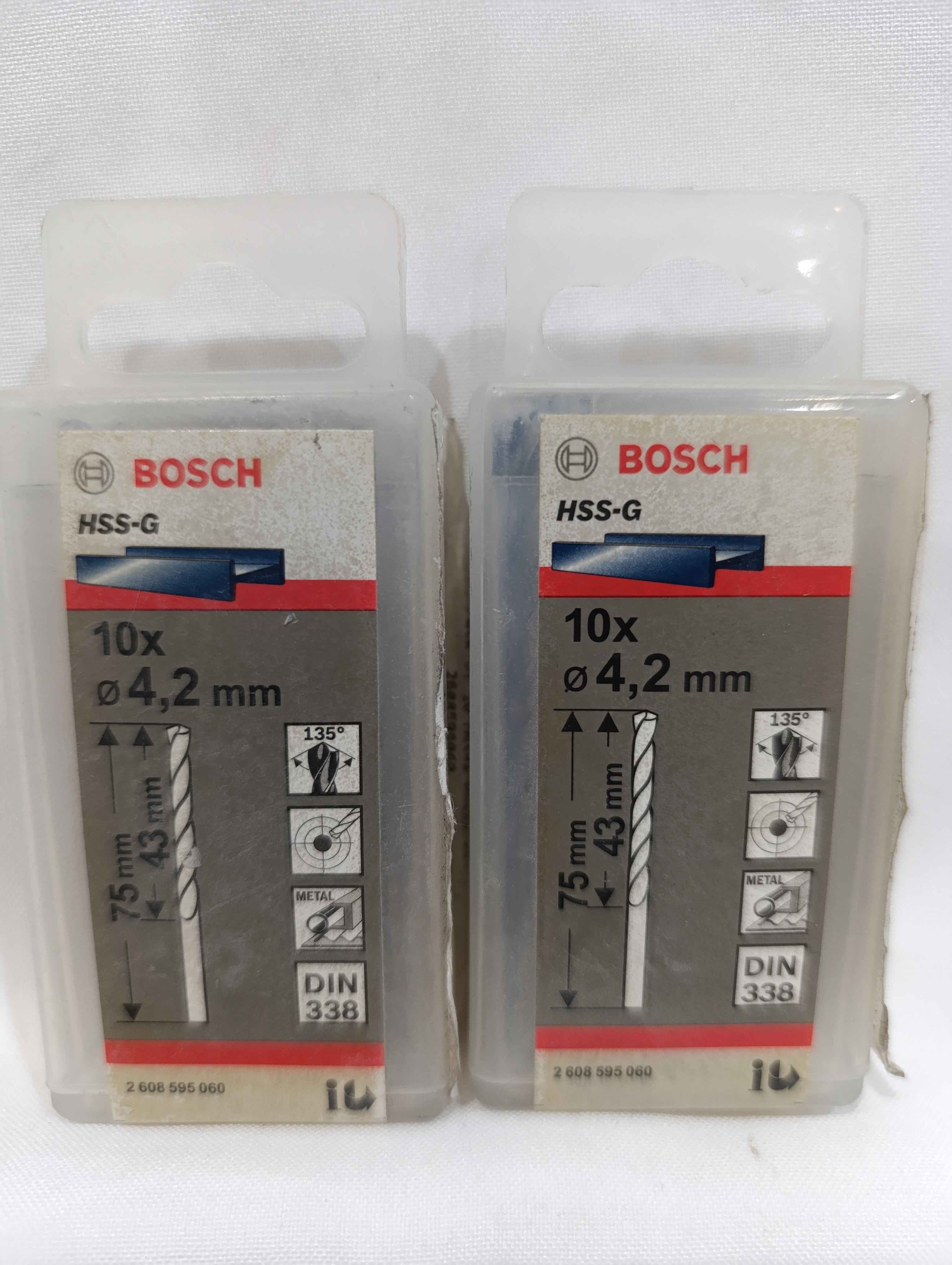 BOSCH HSS-G Metal drill bits ¢4.2 mm 10 X