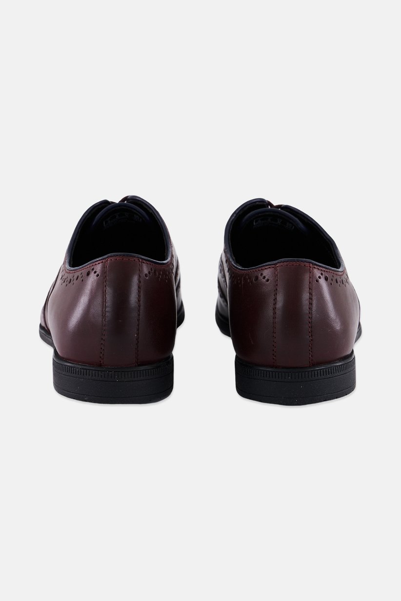 Clarks Bampton Rhodes 'Burgundy Leather' - Men's Shoes