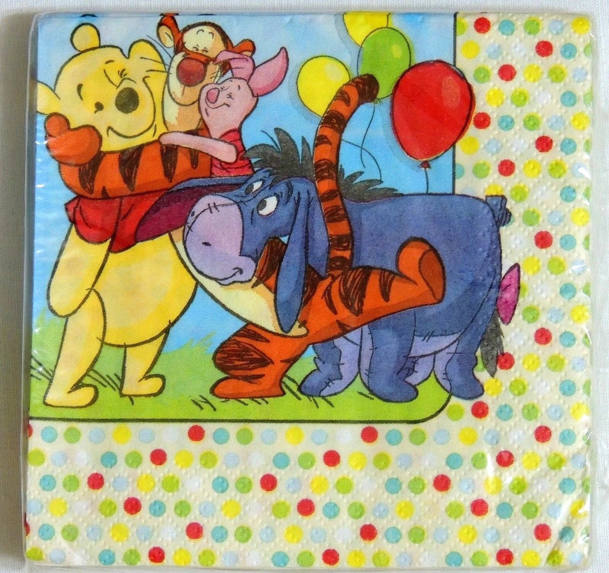Winnie The Pooh & Pals - 16 Paper Dessert Napkins - Party Supplies