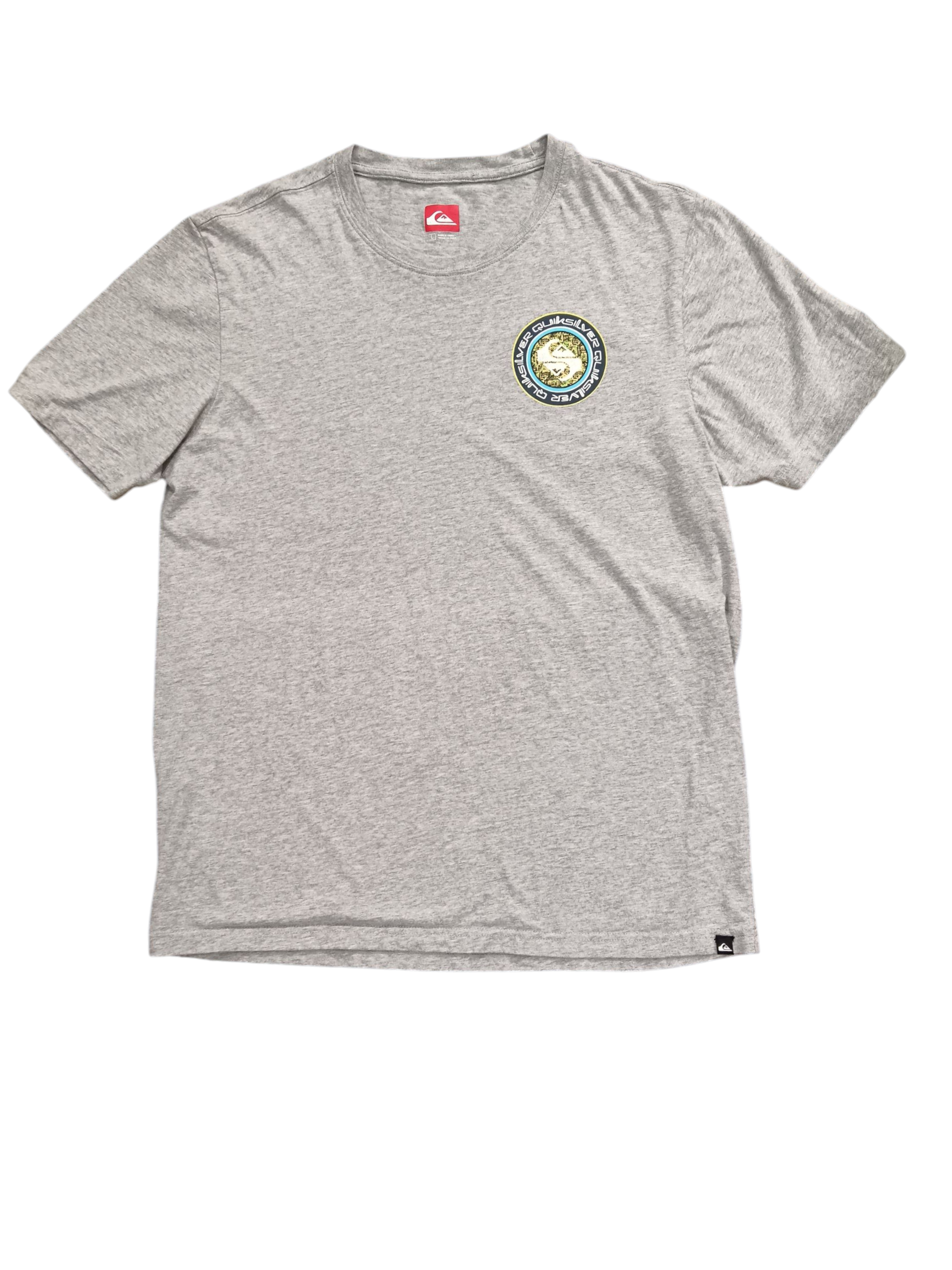 QUICK SILVER GREY T SHIRT