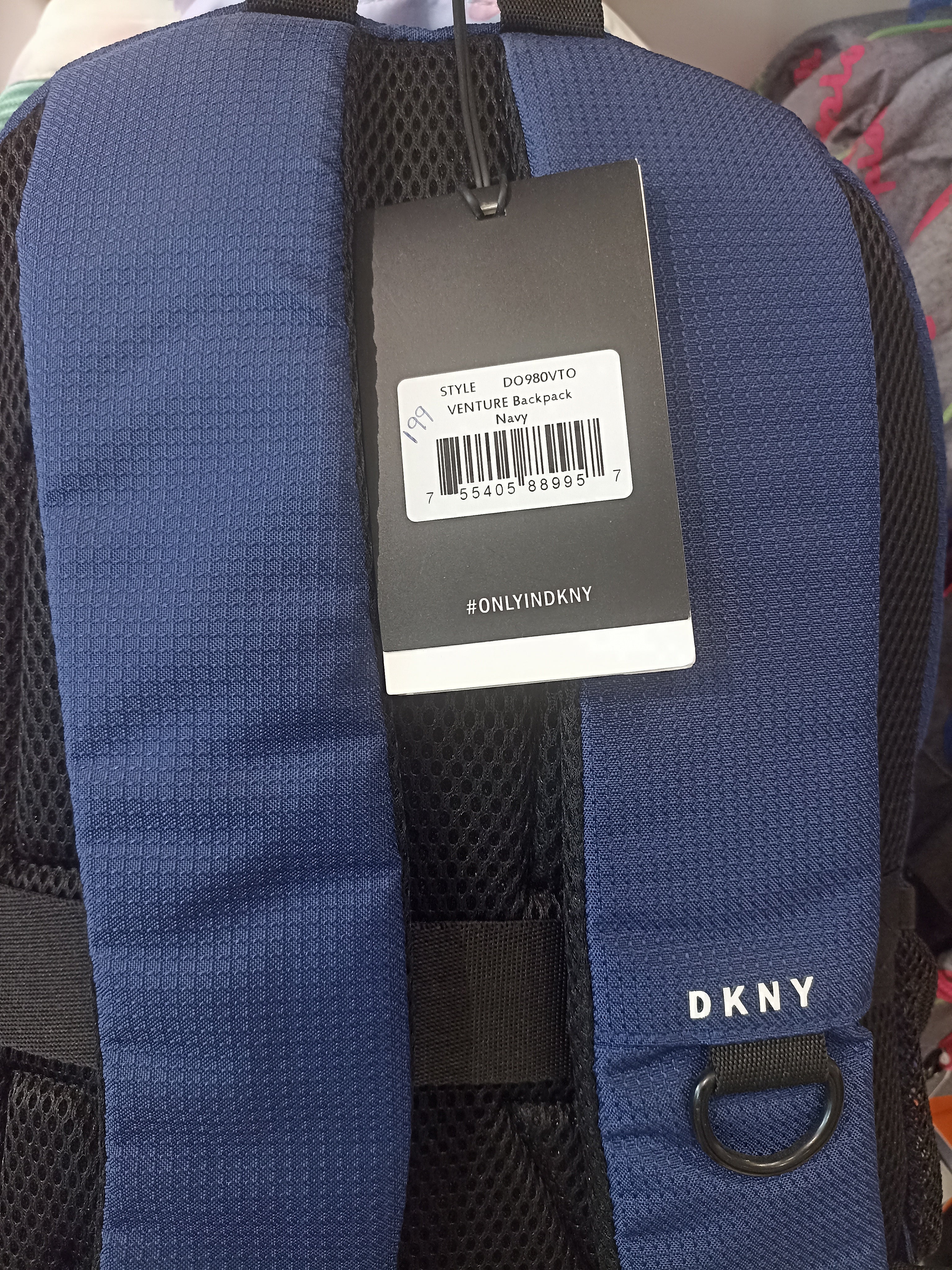 DKNY Navy Blue Backpack