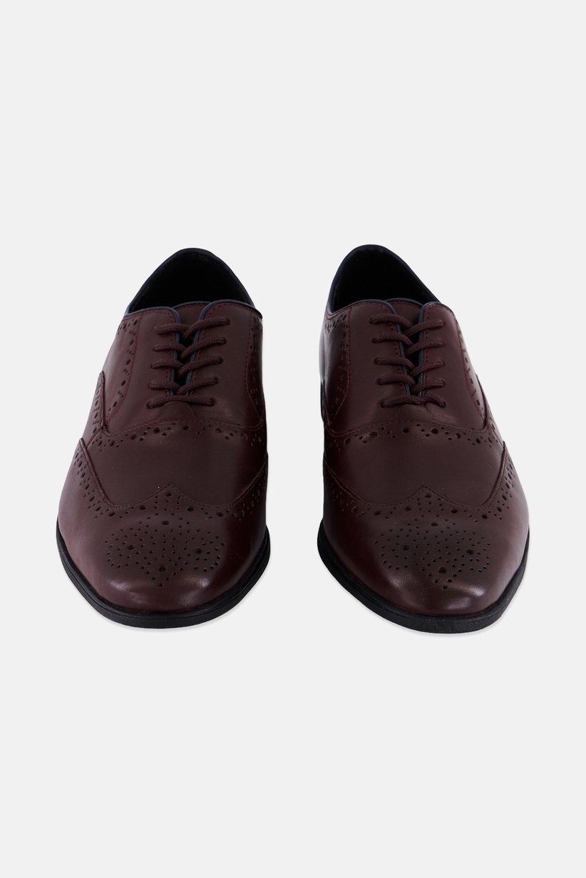Clarks Bampton Rhodes 'Burgundy Leather' - Men's Shoes