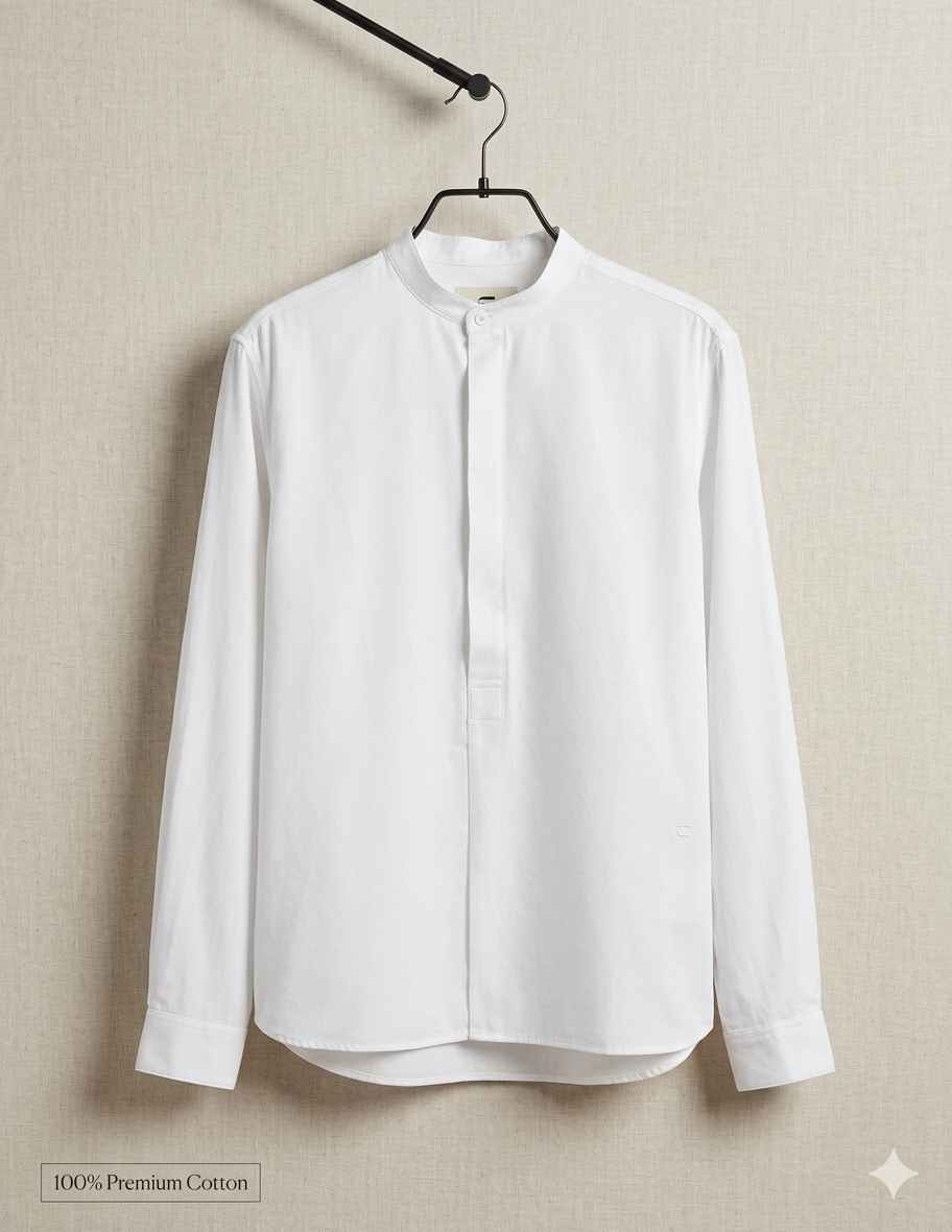 G-Star Raw ROAD CROPPED SHIRT WMN  - White color F066848555110