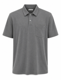 PIER ONE SOLID GREY POLO TSHIRT
